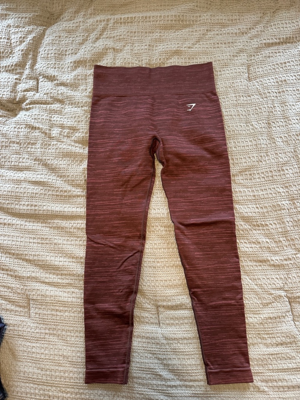 Gymshark Maroon Seamless High-Waist Leggings
